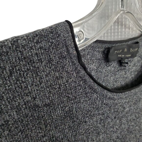 Rag & Bone Womens Size M Sweater Ribbed Knit Merino Wool Crewneck Minimalist - Picture 6 of 12